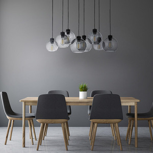 Lampă suspendată Cubus Graphite 8 Pł small 3