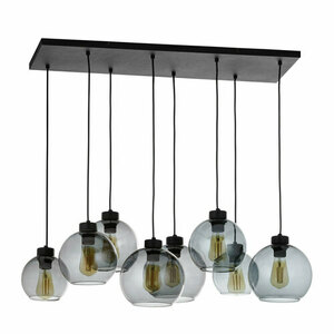 Lampă suspendată Cubus Graphite 8 Pł small 0