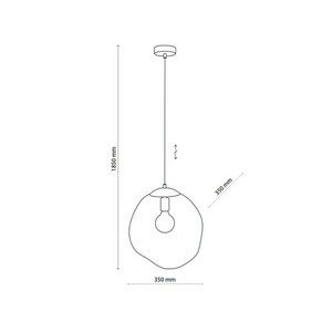 Sol Graphite Pendant Lamp 1 Pł small 3