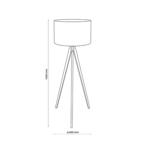 Lampă de podea Treviso Black 1 Pł Fsc 100%, Sa-Coc-00606060 small 3