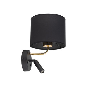 Richi Lampă de perete negru/auriu 1Xe27+1Xg9 small 0