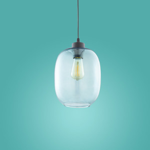 Lampă suspendată Elio 1 Pł albastru small 3