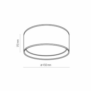 Lampă de tavan Bilbao alb/auriu 4 Pł 450 small 3
