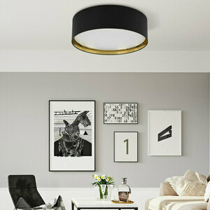 Lampă de plafon Bilbao negru/auriu 4 Pł 600 small 1