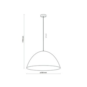 Faro New White L Lampă cu pandantiv 1 Pł small 3
