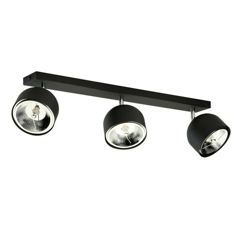 Verifica Plafonieră Altea Black 3 Pł + becuri