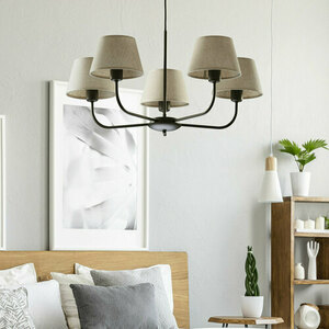 Chicago Linen Lampă cu pandantiv 5 Pł. small 2