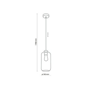 Lampă suspendată Marco Brown 1 Pł small 4
