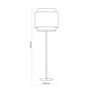 Lampă de podea neagră Boho1 Pł small 3