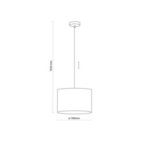 Lampă suspendată din iută 1 Pł small 8