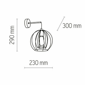Jaula Lampă de perete 1 Pł small 3