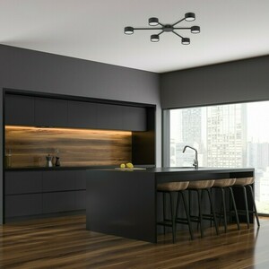 Avia Black Plafonieră neagră 6 Pł. small 1