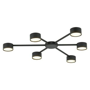 Avia Black Plafonieră neagră 6 Pł. small 6