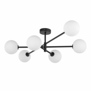 Sarius Black Plafonieră neagră 6 Pł small 0