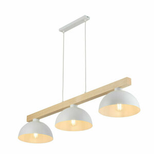 Oslo White Pendant Lamp 3 Pł small 6