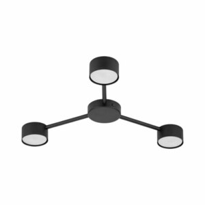 Avia Black Plafonieră neagră 3 Pł small 0