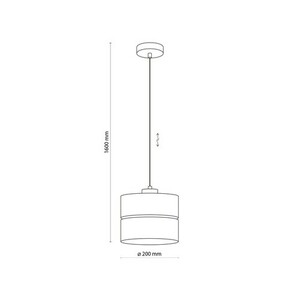 Lampă suspendată Eco 1 Pl 200 small 6