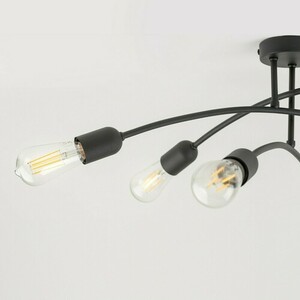 Lampă de tavan Helix Black 6 Pł small 3