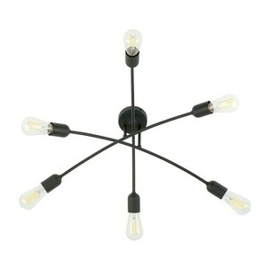 Lampă de tavan Helix Black 6 Pł small 5