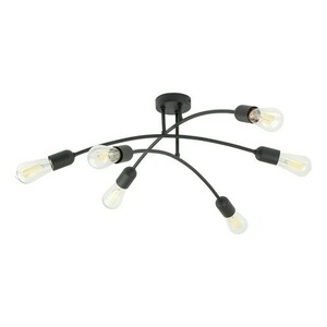 Lampă de tavan Helix Black 6 Pł small 6