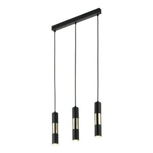 Lampă cu pandantiv Vivien Black/Gold 3 Pł Strip. small 5