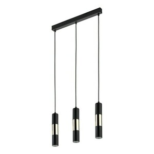 Lampă cu pandantiv Vivien Black/Gold 3 Pł Strip. small 6
