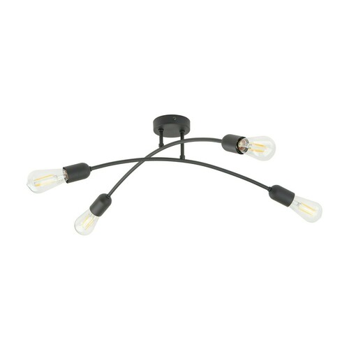 Verifica Lampă de plafon Helix Black 4 Pł