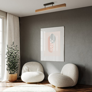 Teo Walnut Led Plafonieră cu LED-uri small 1