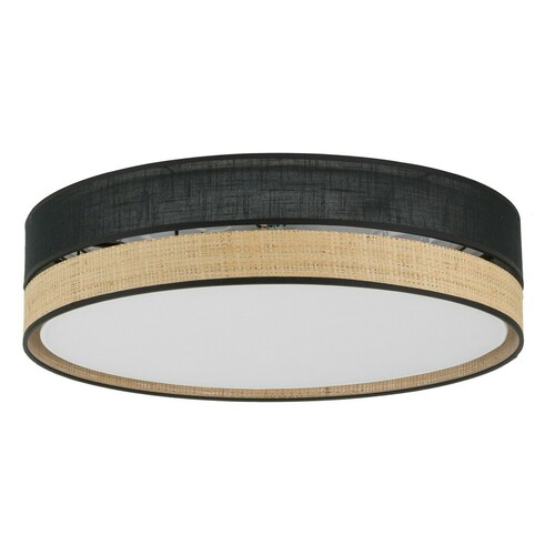 Verifica Lampă de plafon Paglia New Black 4 Pł 450