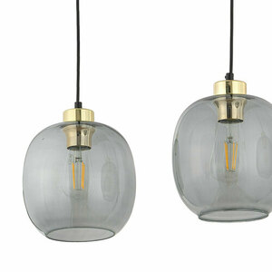 Lampă cu pandantiv Omega cu 3 plăci Strip small 3