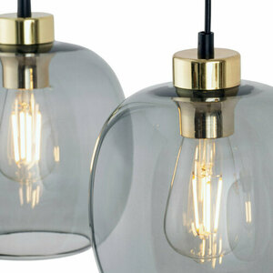Lampă cu pandantiv Omega cu 3 plăci Strip small 6
