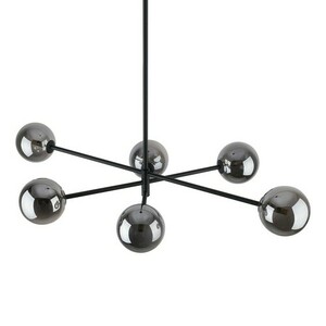 Sarius Lampă de tavan negru/grafit 6 Pł Tall small 2