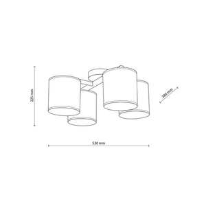 Deva Nature Ceiling Lamp 4 Pł. small 8