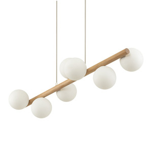 Estera Lampă suspendată din lemn 7 Pł small 2
