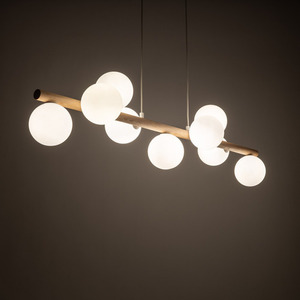 Estera Lampă suspendată din lemn 9 Pł small 2