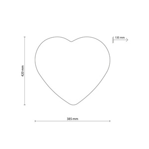 Lampă de tavan Heart Flax 2 small 4