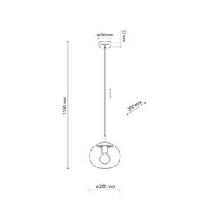 Lampă suspendată Vibe Graphite 1,200 small 4