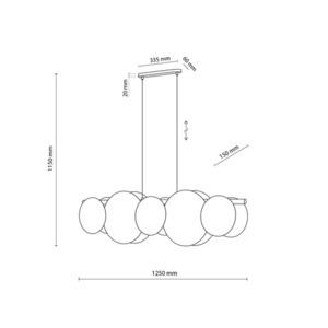 Lampă suspendată Pulse 5 small 6