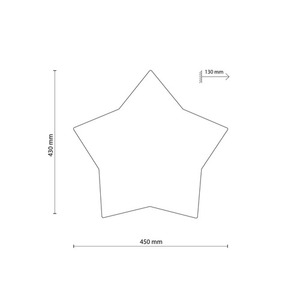 Lampă de tavan alb stele 2 small 5