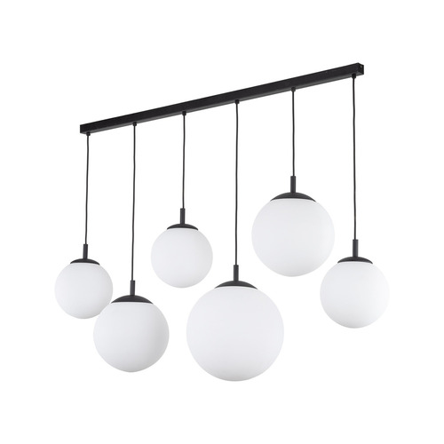 Verifica Esme White Pendant Lamp 6 Pł Strip.