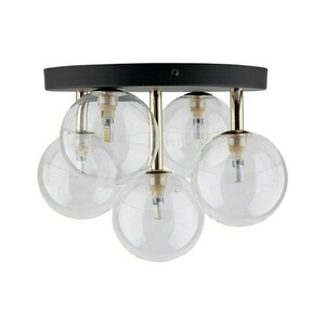 Lampă de tavan Nilos negru / auriu 5Pł small 8