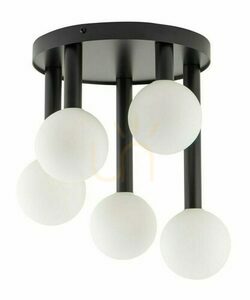 Plafonieră Sigma Perla 5 negru G9 IP20 SKU 33485 small 0