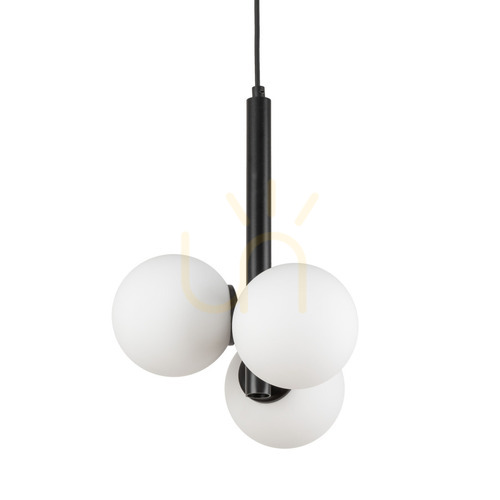 Verifica Lampă suspendată Sigma Perla 3 negru 3xG9 33486