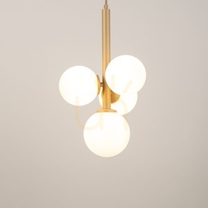 Lampă suspendată Sigma Perla 4 auriu bej 4xG9 SKU 33606 small 2
