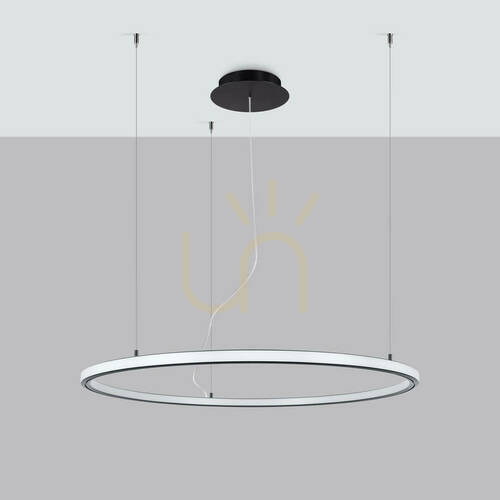 Verifica Candelabru RISA 80 negru LED 3000K Thoro