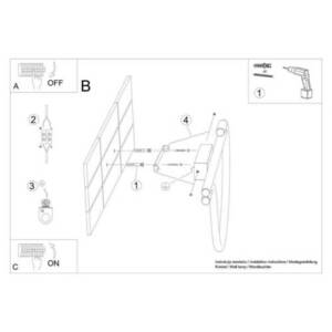GALAKSE 90cm negru LED lampă de perete negru 2700-6500K Thoro small 9