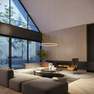 Candelabru RISA 120 negru LED 3000K Thoro small 12