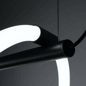 Lampă suspendată GALAKSE 84 negru LED 2700-6500K Thoro small 5
