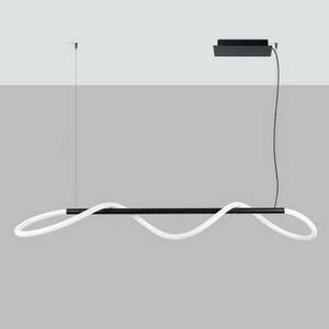 Lampă suspendată GALAKSE148 negru LED 2700-6500K Thoro small 0
