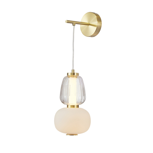 Verifica Lampă suspendată Italux Eris LED aurie sticlă 18W 3000K WL-98374-18W-GD